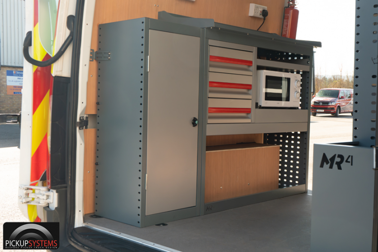 Secure Tool Compartment Van Conversion | Pickup Systems UK
