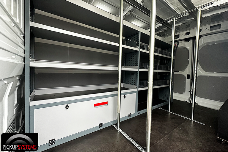 Secure Tool Compartment Van Conversion | Pickup Systems UK